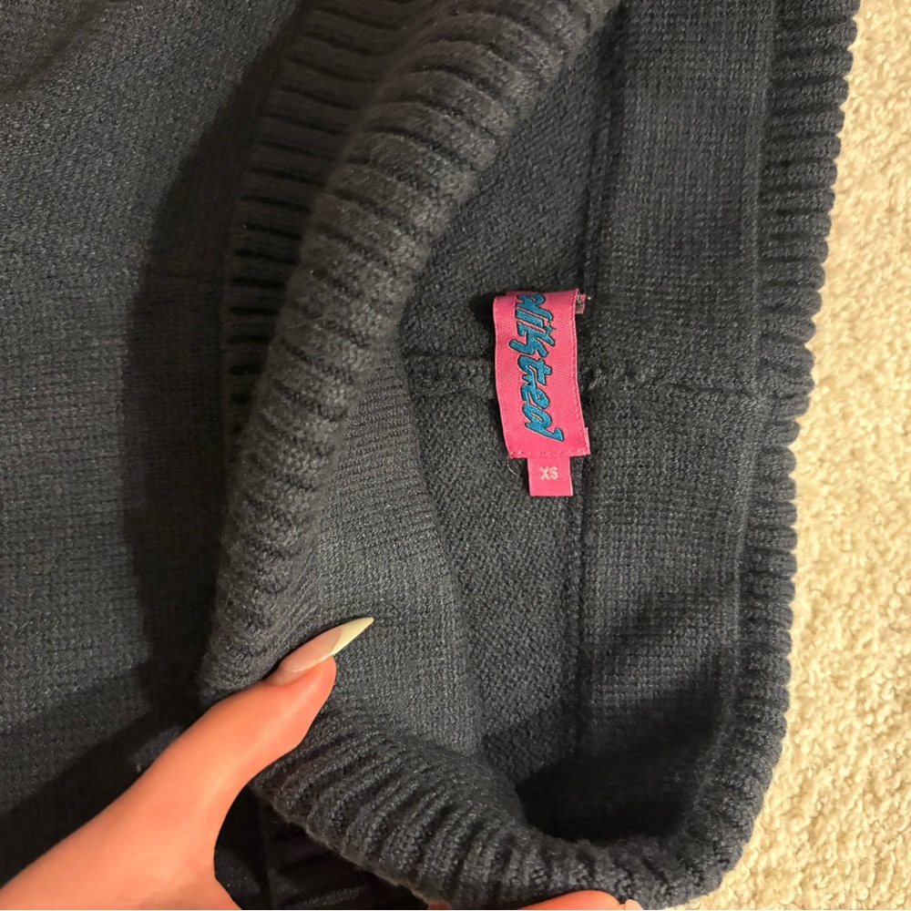 Edikted Dark Gray Knit Sweater Pants